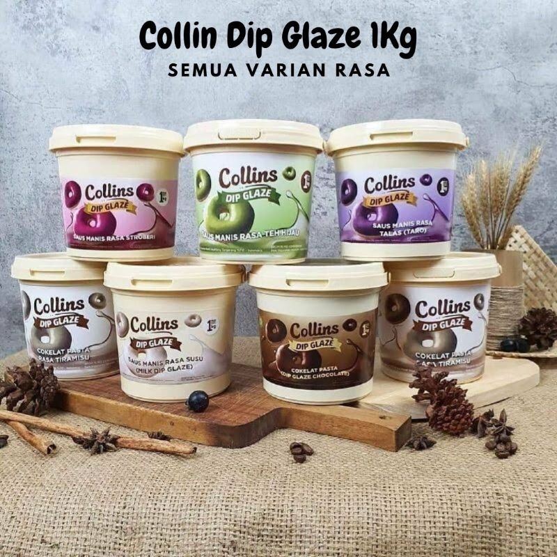 

Collins Dip Glaze 1Kg (BanyakVarianRasa)