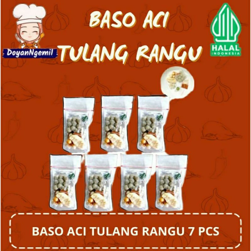 

PAKET 7 BUNGKUS BASO ACI TULANG RANGU MAKANAN INSTAN