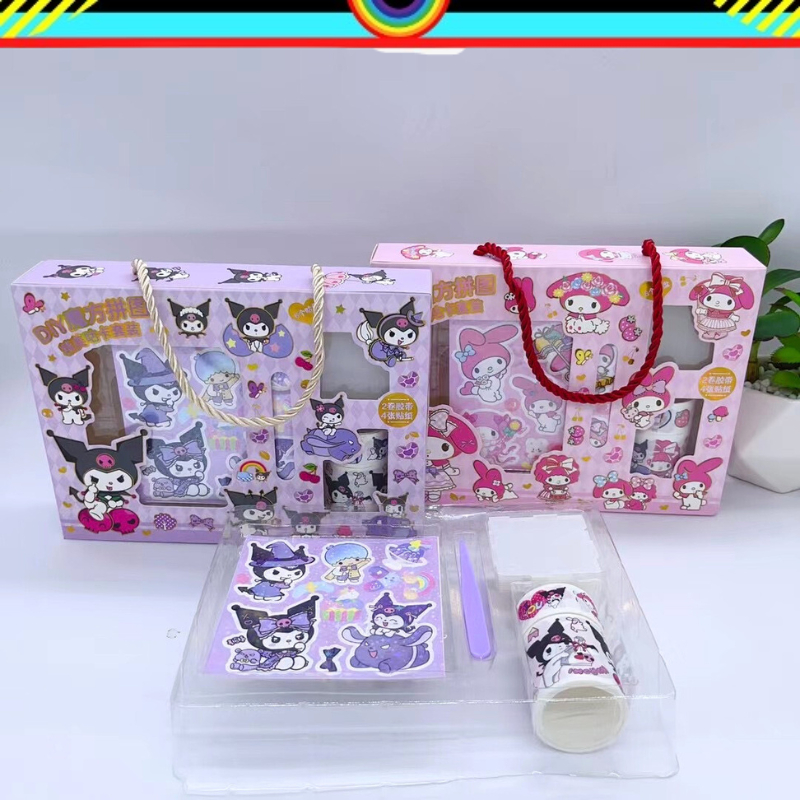 

DIY GANTUNGAN KOTAK STIKER MOMO SANRIO SET STIKER WASHITAPE SET JURNALING JOURNALING HIASIN DIARY STIKER DIARY SCRAPBOOK KUROMI MELODY @banyak