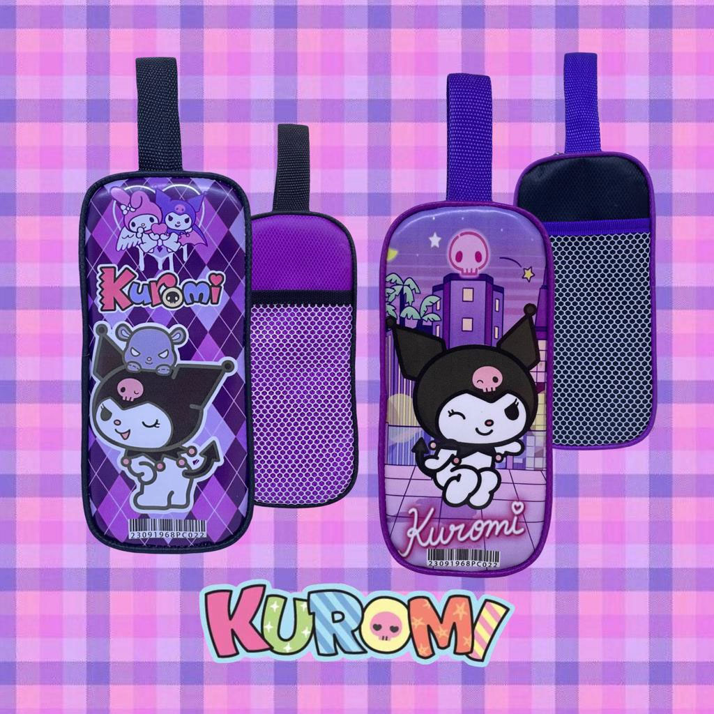 

Murah Tempat Pensil Anak Kuromi Bahan Tebal Dengan Kantong Jaring Ekstra