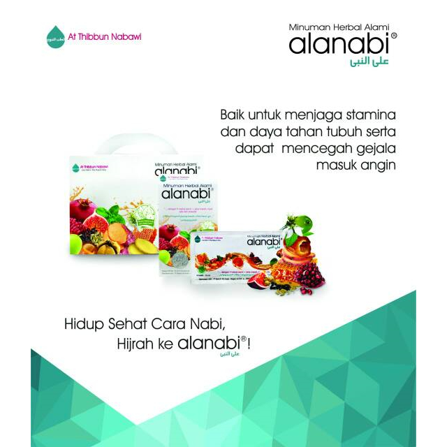 

Alanabi isi 3 Sachet Suplemen Kesehatan Original Minuman Herbal Alami At Tibbun Nabawi Vitamin