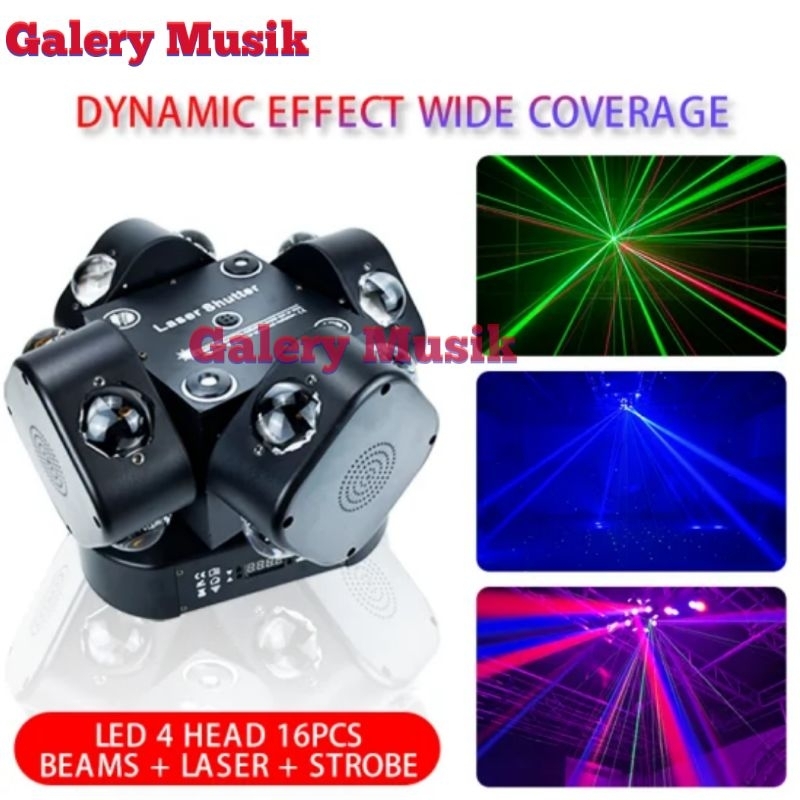 Moving head 4 kepala / moving head 4 ball Squad