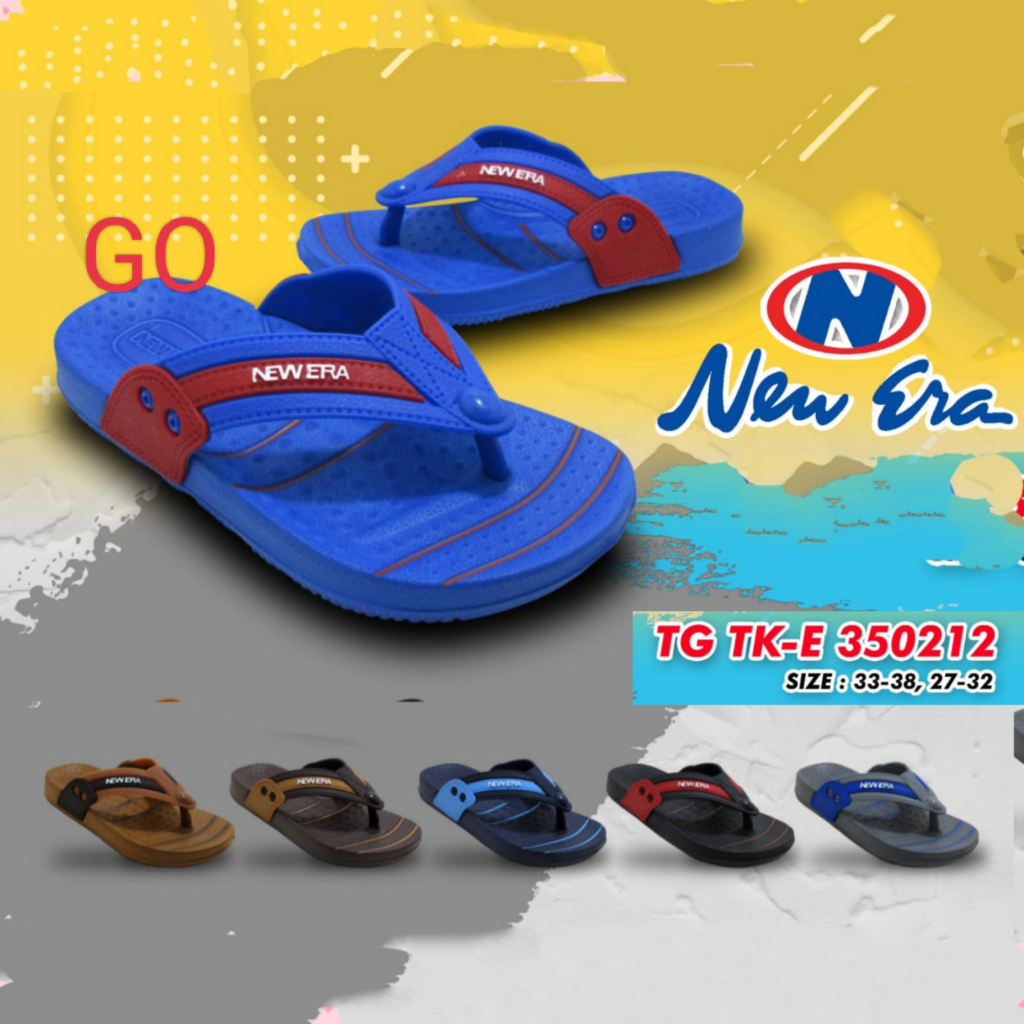 sogo NEW ERA TG E 350212 Japit Ring 2 Sandal Jepit Karet Anak Laki-Laki Sendal Casual Sehari-Hari