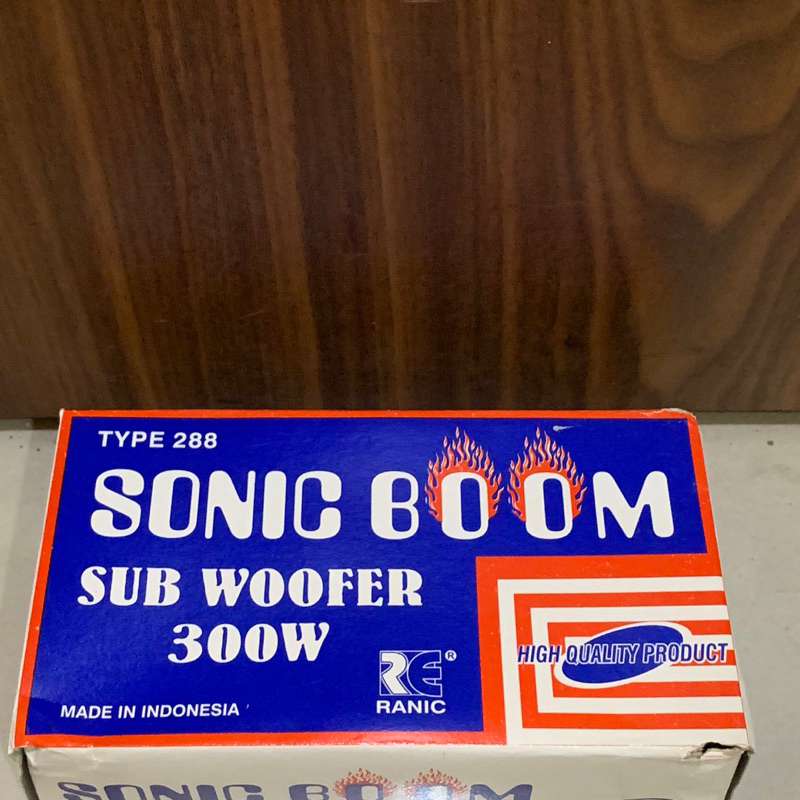 HOT SALE Kit Subwoofer Sonic Boom 300W Aktif 15-18VAC **