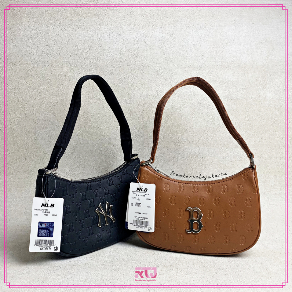 MLB MONOGRAM EMBO HOBO BAG NY YANKEES 3ABQS022N