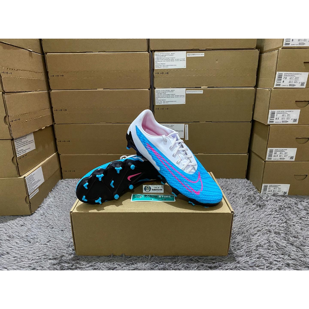Sepatu Bola Nike Phantom GX Academy FG Baltic Blue DD9473-446 Original BNIB
