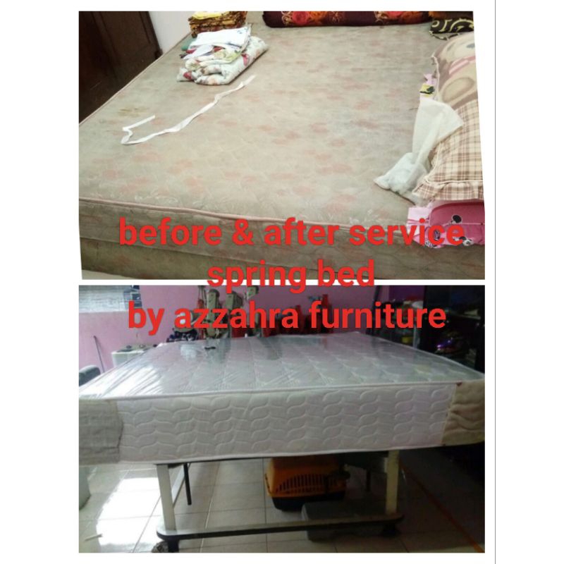 services_springbed ganti kain tambah busa