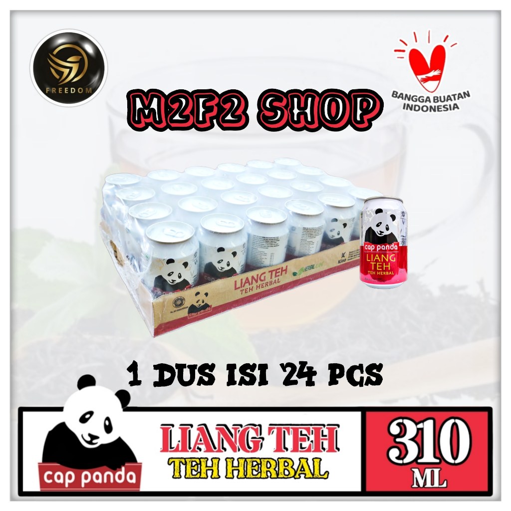 Cap Panda Minuman Liang Tea | Teh Kaleng - 310 ml (Kemasan Karton)