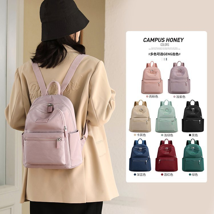 Chibao ori Tas ransel Chibao 792AB Original nilon waterproof ransel wanita