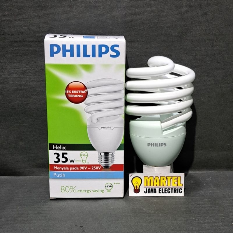 Lampu philips helix 35 watt tornado spiral