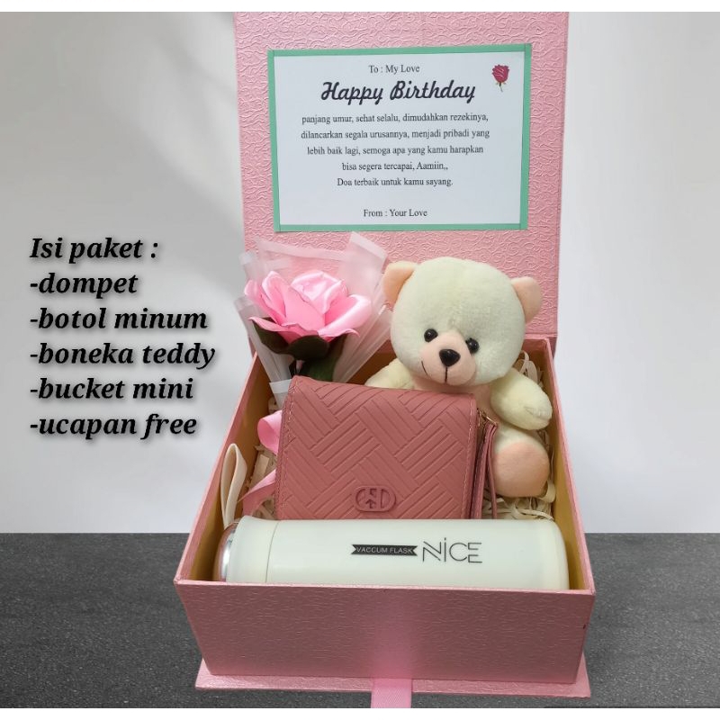 

HAMPERS CEWEK KADO UNTUK CEWEK ULANG TAHUN ( HARD BOX PREMIUM)