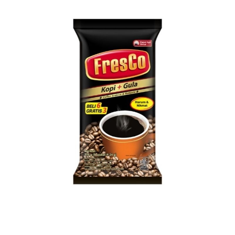 

kopi fresco (kopi + gula) 9pcs 24g