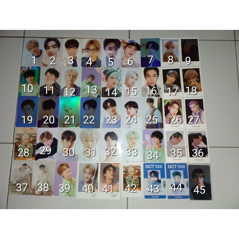 OFFICIAL PC NCT SG21 SG22 SG23 POLA KOLBUK MAKE A WISH FROM HOME TC UNIVERSE JENO MARK YUTA TAEYONG 