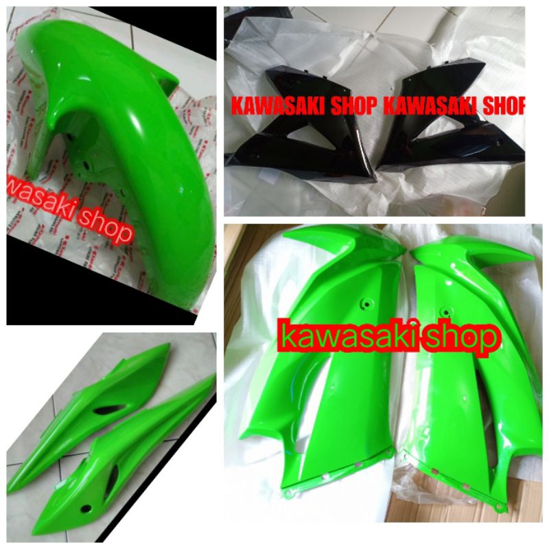 fairing fering set ninja rr new hijau se original