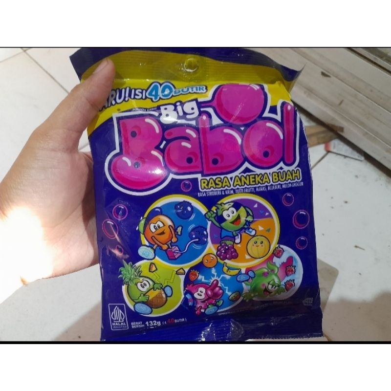 

Permen karet Big Babol Bubble gum isi 40butir