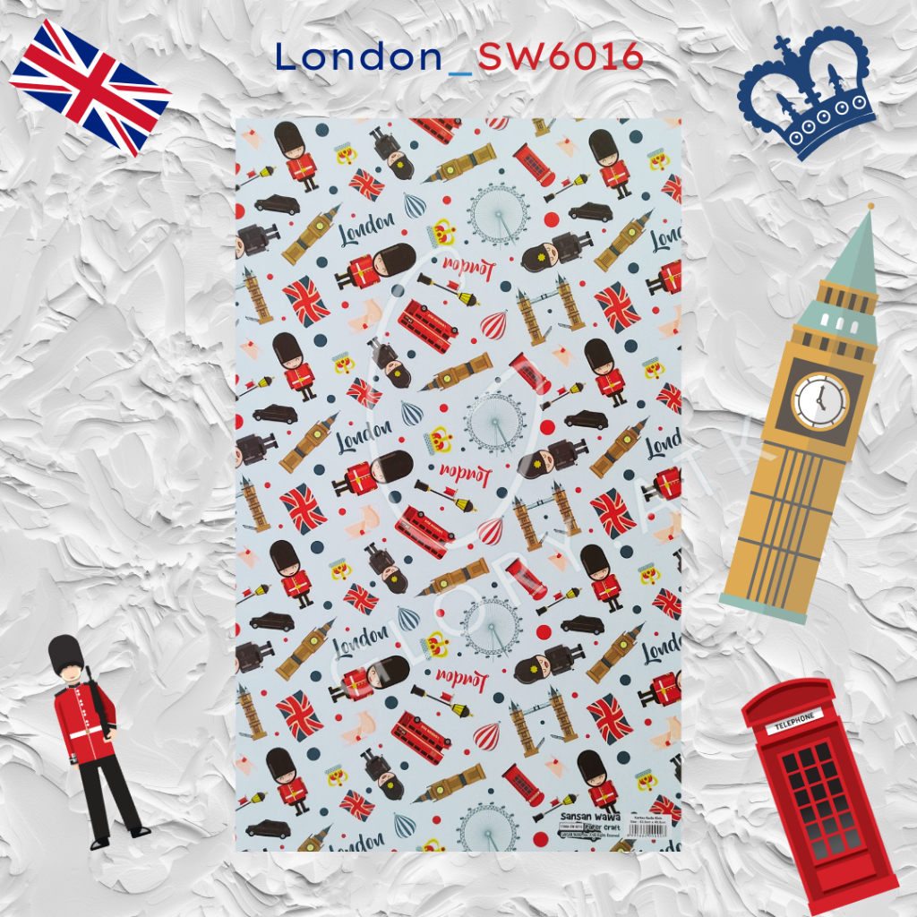 

KERTAS KADO SANSAN WAWA/SANWA LONDON SW6016