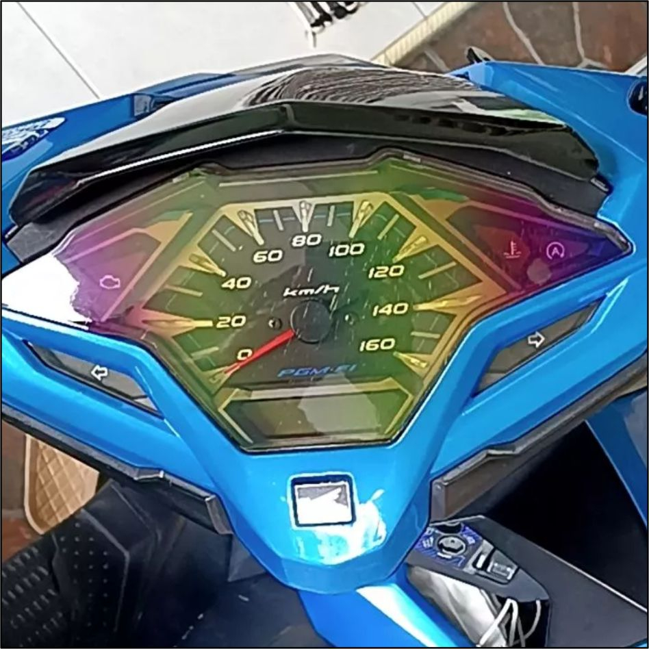 stiker Anti Gores Spido Vario 125 150 Led old Speedomete glossy - Twotone