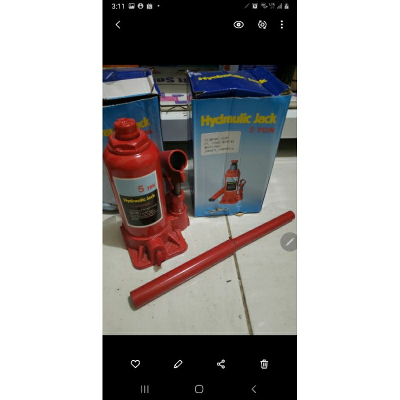 dongkrak botol 5 ton