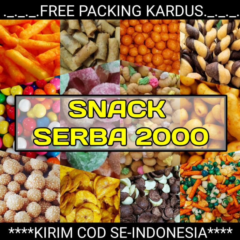 

snack serba 2000 makanan ringan cemilan murah terlaris