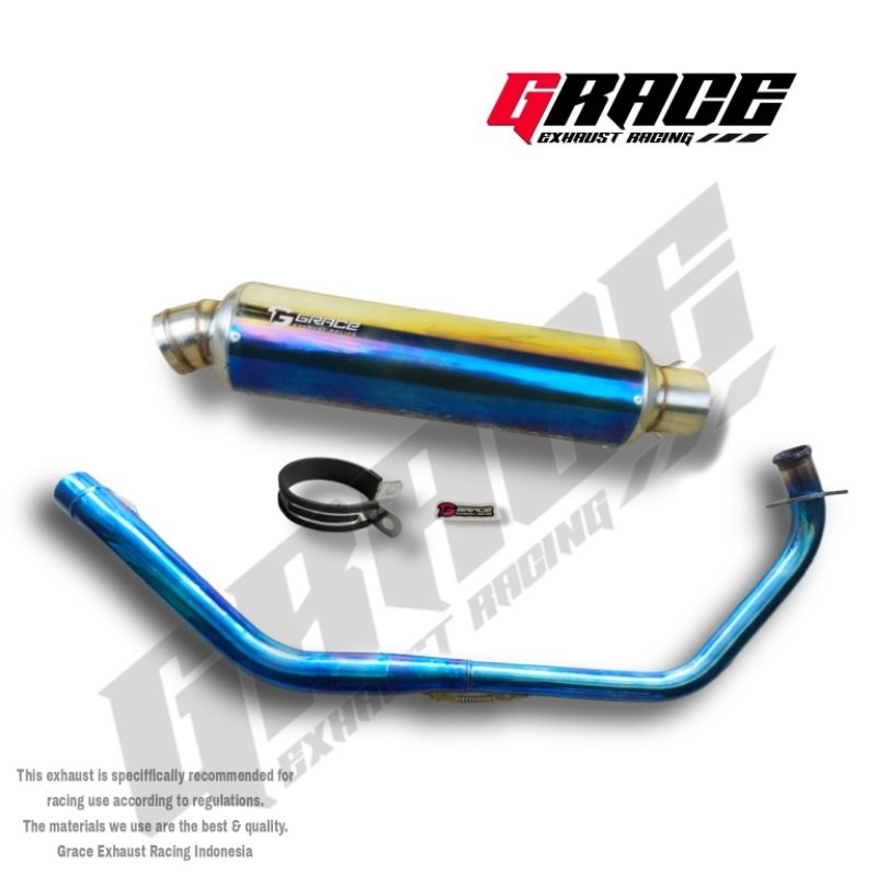 knalpot fullsystem model ngaceng original grace type rk1 hb , r15v2 , r15v3/r15v4