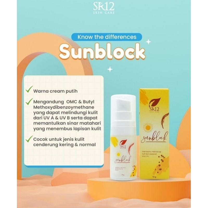 sunscreen wajah / sunblock / pelembab wajah / pelindung wajah / cream muka