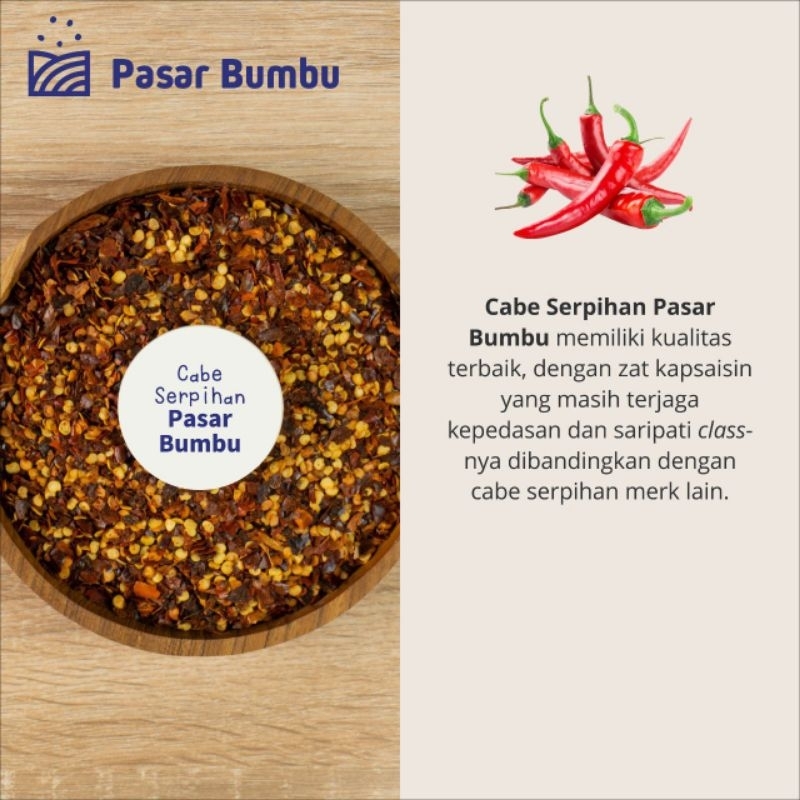 

Cabe Serpihan / Red Chili Granule