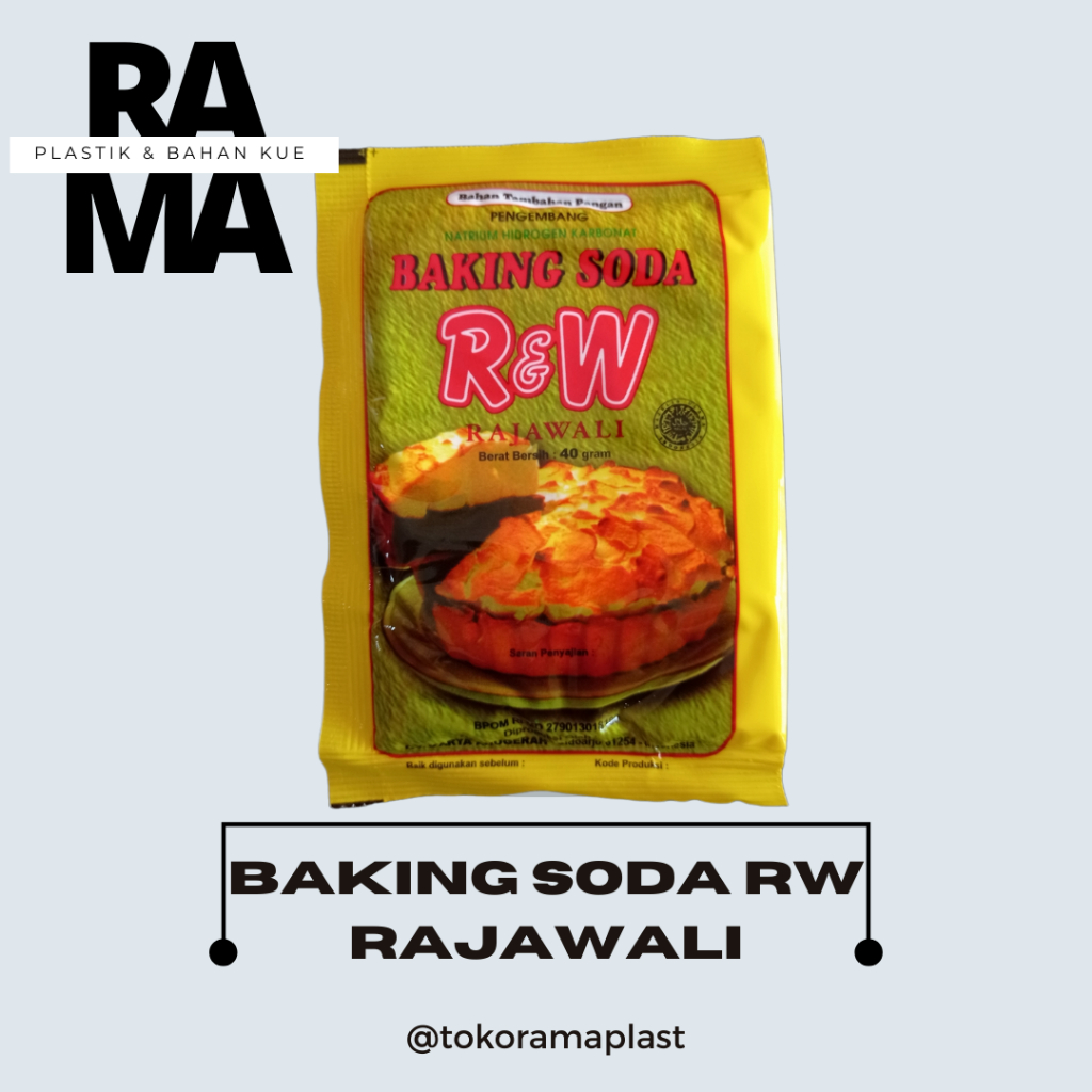 

SODA KUE RW RAJAWALI 40GR BAKING SODA RW RAJAWALI 40GR