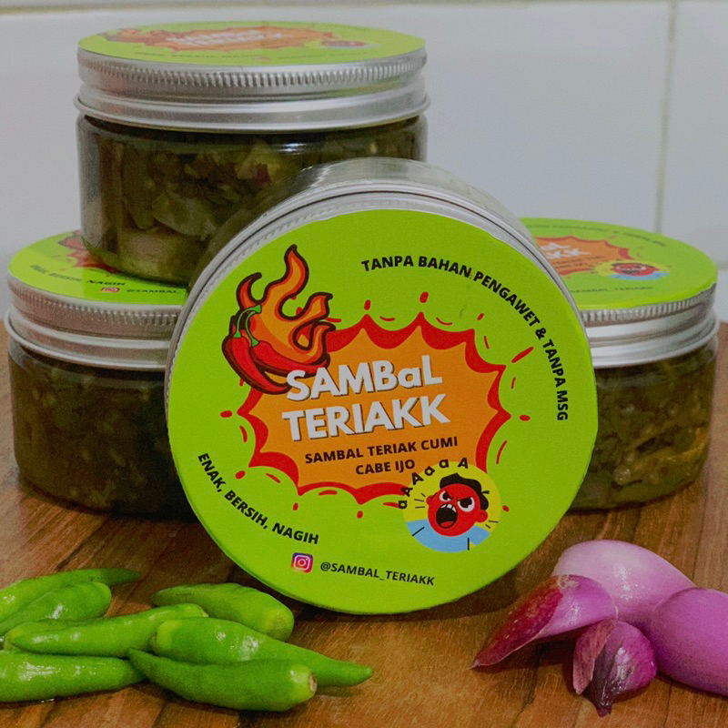 

Sambal Teriak Cumi Ijo