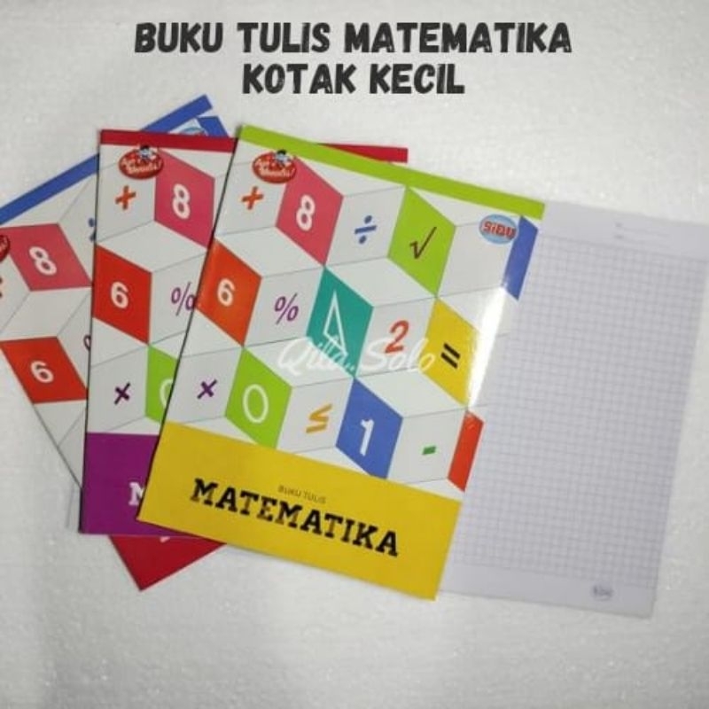 

Buku Tulis Kotak Kecil Matematika Sinar Dunia/SIDU isi 38
