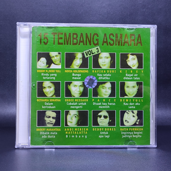 CD 15 TEMBANG ASMARA VOL 3 KIREY RAFIKA DURI ANDI MERIEM