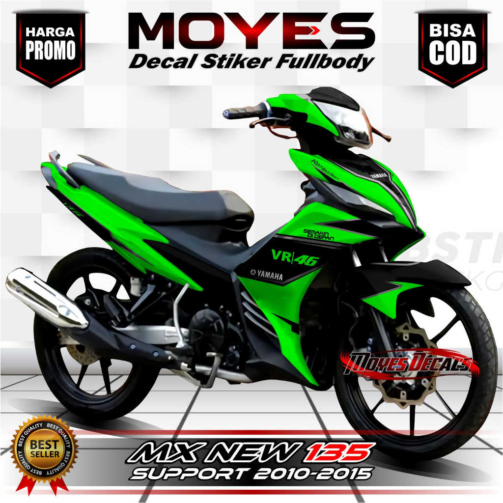 Decal Jupiter MX 135 New Full Body - Variasi MODE CUSTOM RACING