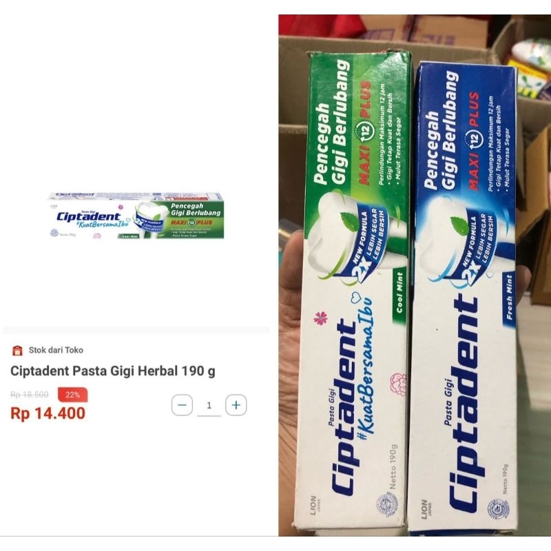 Ciptadent 190gr / Promo Ciptadent
