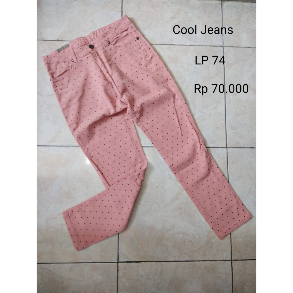 Cool Jeans Celana Wanita Pink Barbie