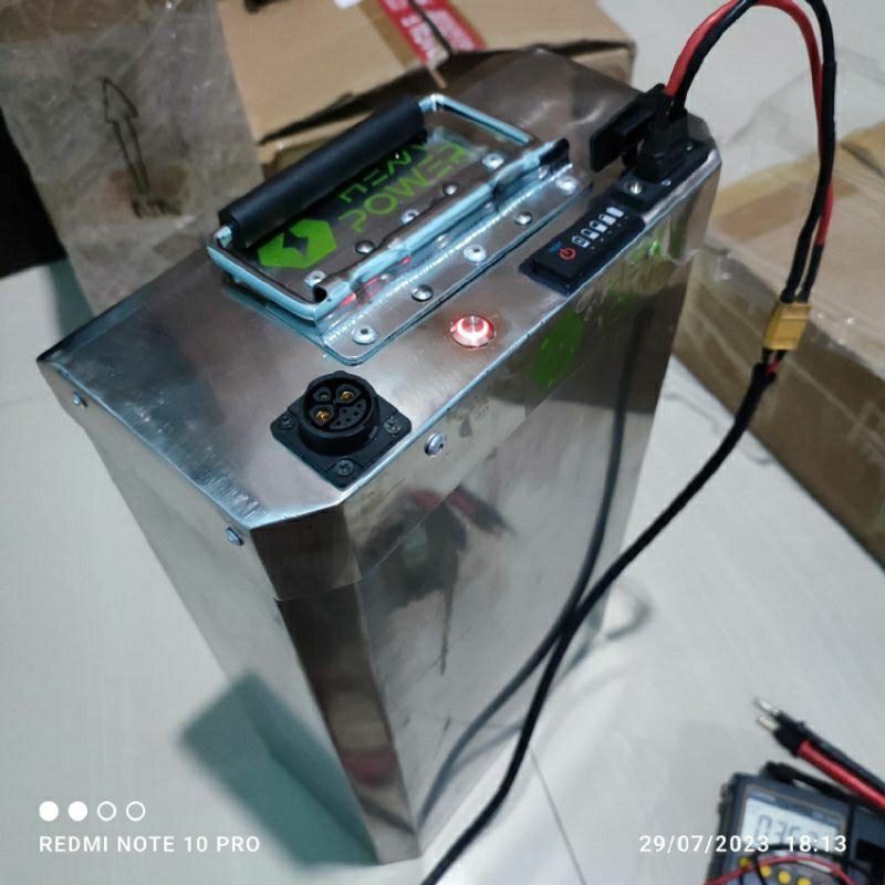 Baterai CATL 80Ah Polytron Fox R S 500 Yadea Gesits Custom Hexa Power 55Ah 60Ah 66Ah 72Ah Battery Mo