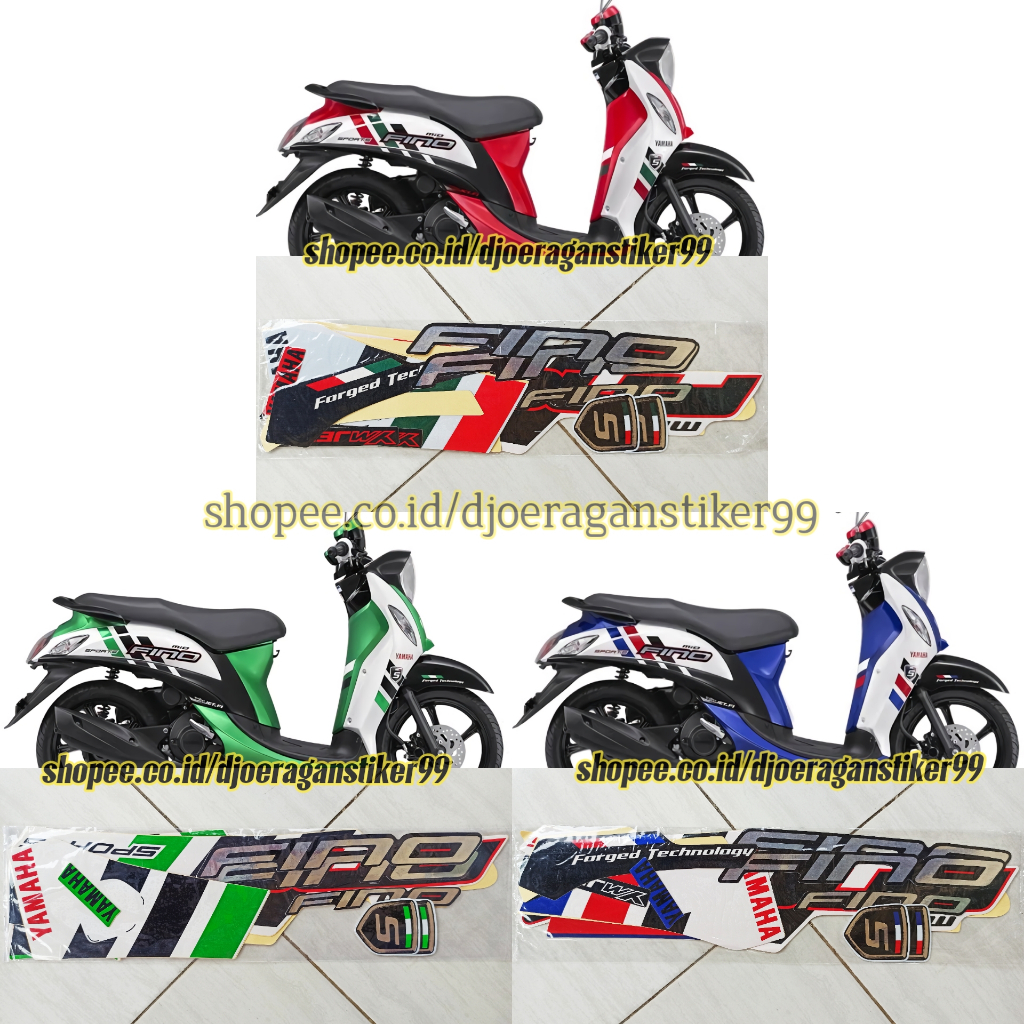 striping yamaha fino 2014 stiker lis fino sports 2014