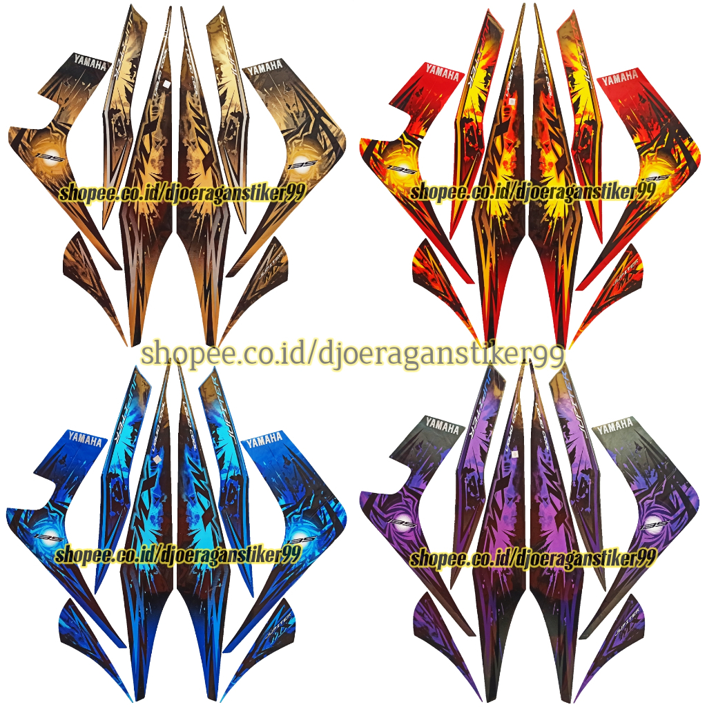 striping yamaha jupiter mx 2009 stiker lis mx std 2009