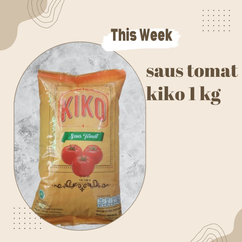 

Saos Tomat Kiko 1 kg