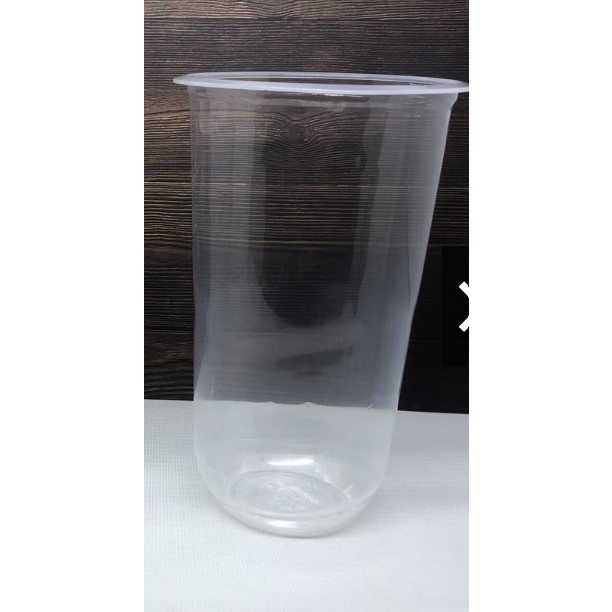 GELAS PLASTIK OVAL -22OZ