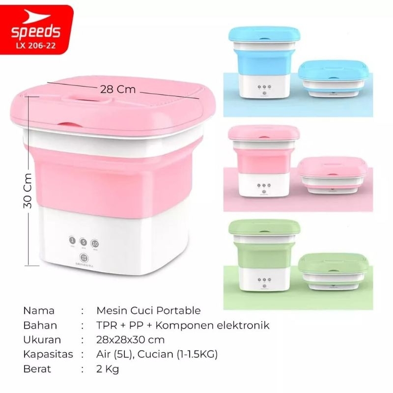 Mesin cuci mini I Mesin cuci mini portable low watt