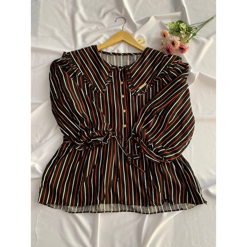 BLUSE STRIP/ATASAN WANITA/BLUSE