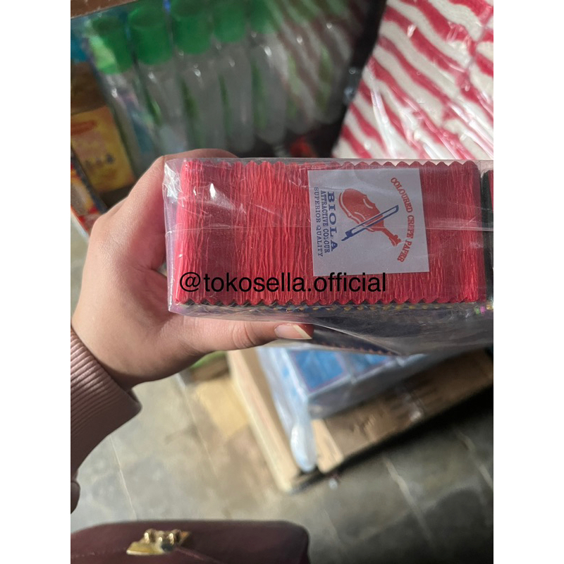 

Kertas Krep Potong Merah Putih