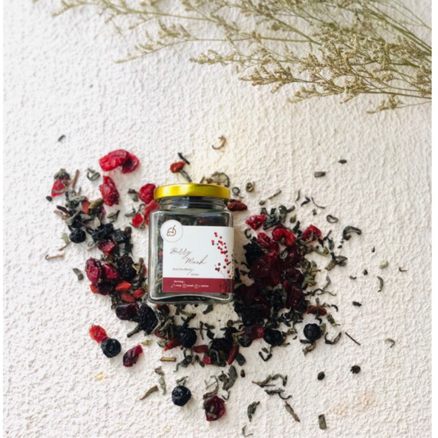 

Organic&Joy• Berry Much Tea Blend/ Green tea rasa buah berry (Low Caffeine,Teh Buah)
