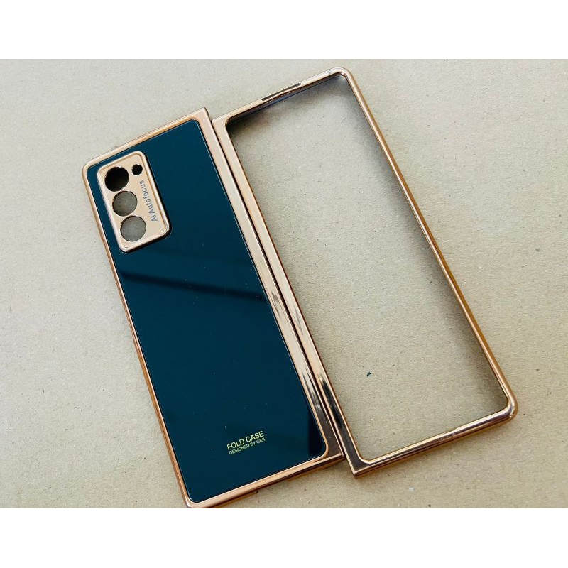 case samsung z fold2 black gold second like new