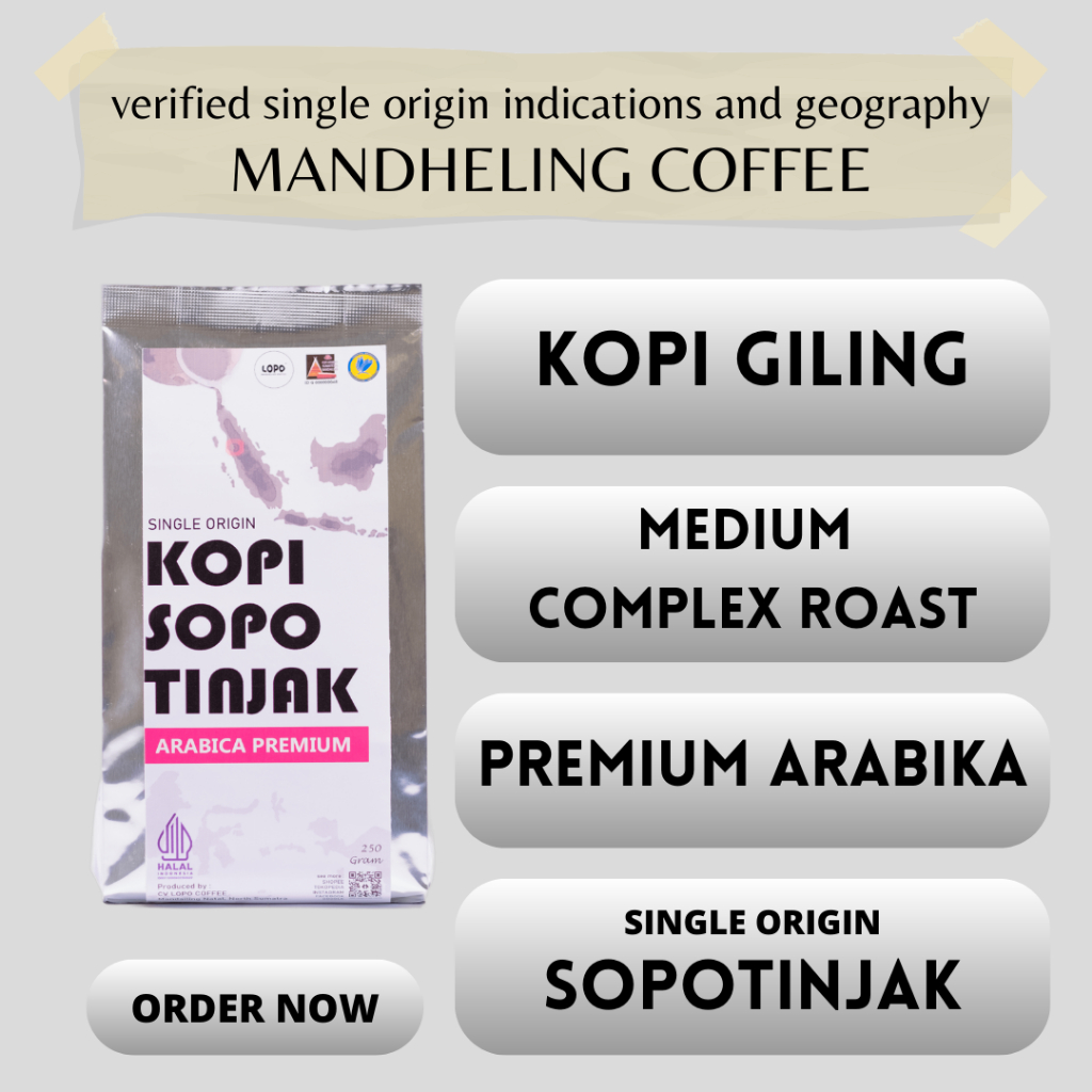 

Kopi Sopotinjak LOPO Mandheling Coffee