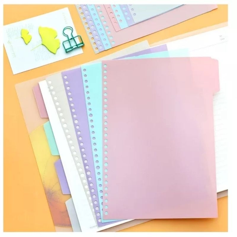 

Pembatas Binder Warna Pastel Art Divider