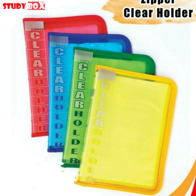 

TOPLA CLEAR HOLDER ZIPPER RESLETING 555 DOKUMENT KEEPER ISI 20 LEMBAR