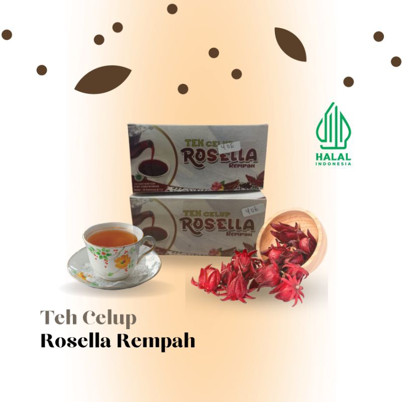 

(BEST SELLER) TEH CELUP ROSELLA REMPAH KHAS SAMARINDA KALIMANTAN TIMUR