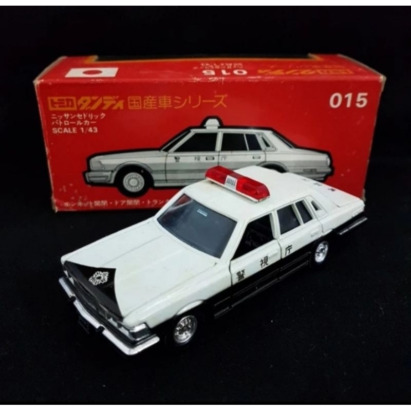 Tomica Dandy Japan 015 Nissan Cedric 280E Police Car Skala 43