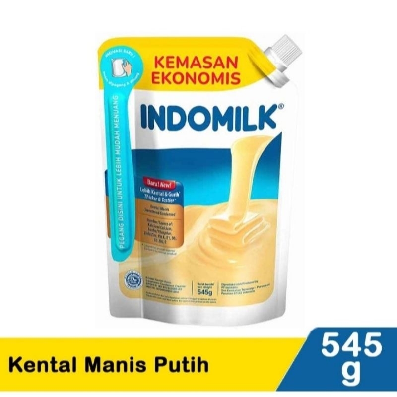 

Indomilk Susu kental manis, SWISS CHOCO kemasan pouch 545g