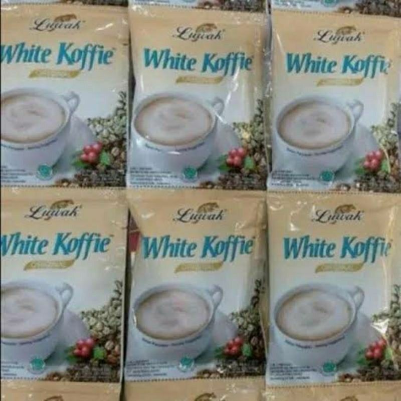 

Kopi Luwak White Coffe Original 20 gr 1 Renceng (isi 10)